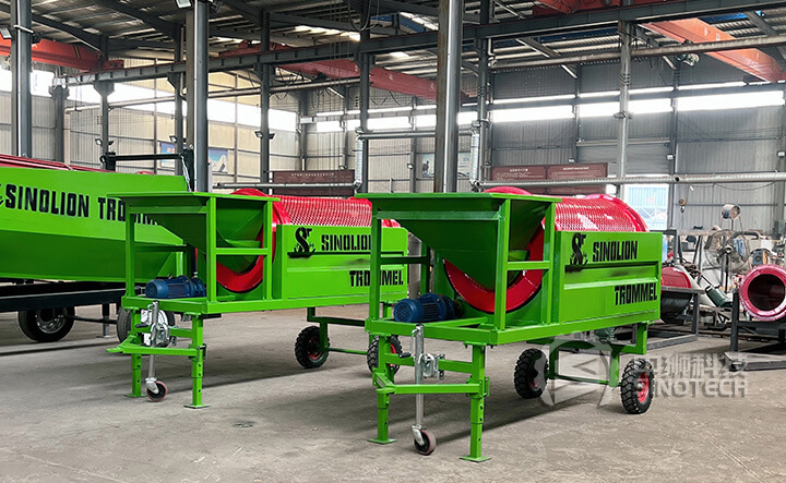 Qingdao Port Receives The Hot-Selling Mobile Trommel Screen MTS0818 For Shipment To New Zealand