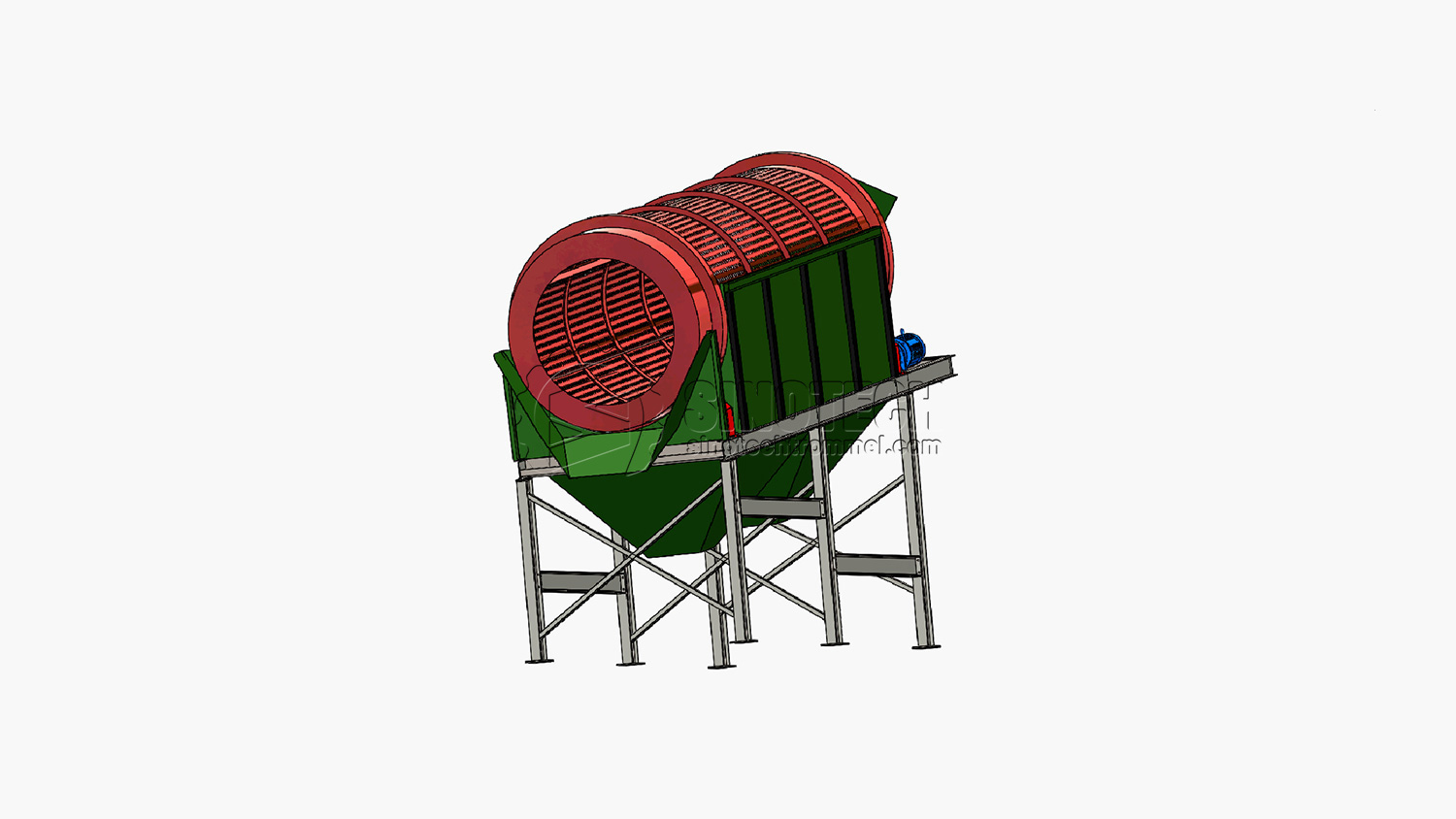 Criba de tambor estático TS2064