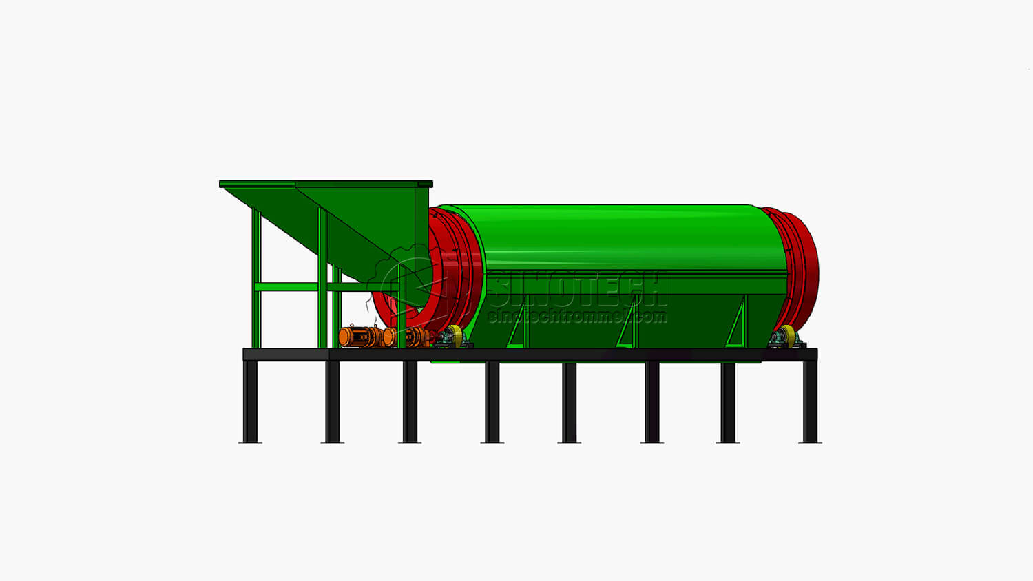 Tambor rotatorio de criba TS1557