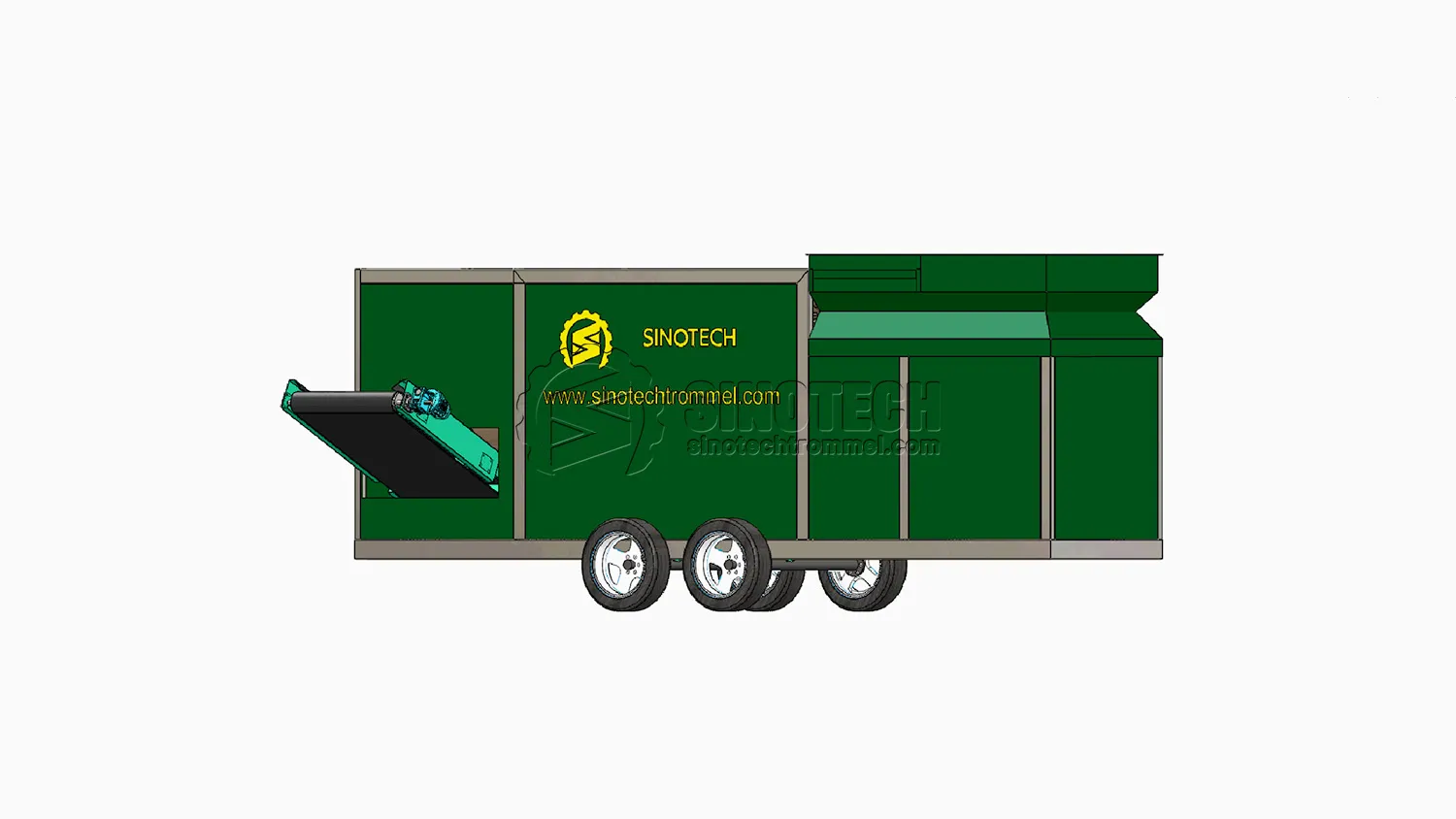 Criba Trommel Rotativa en Venta Planta de Cribado Móvil
