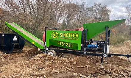 FTS1230 Mobile Firewood Trommel for Sale