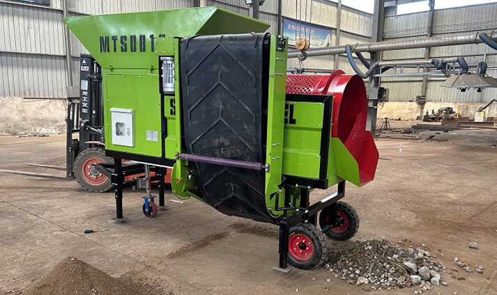MTS0818 Mobile Trommel Screen Compost Screener