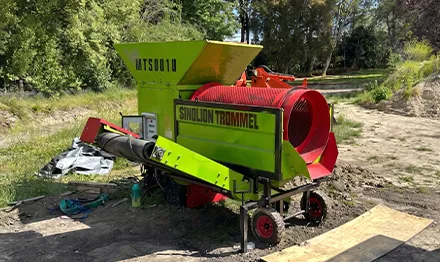 MTS0818 Mobile Trommel Screen Compost Screener