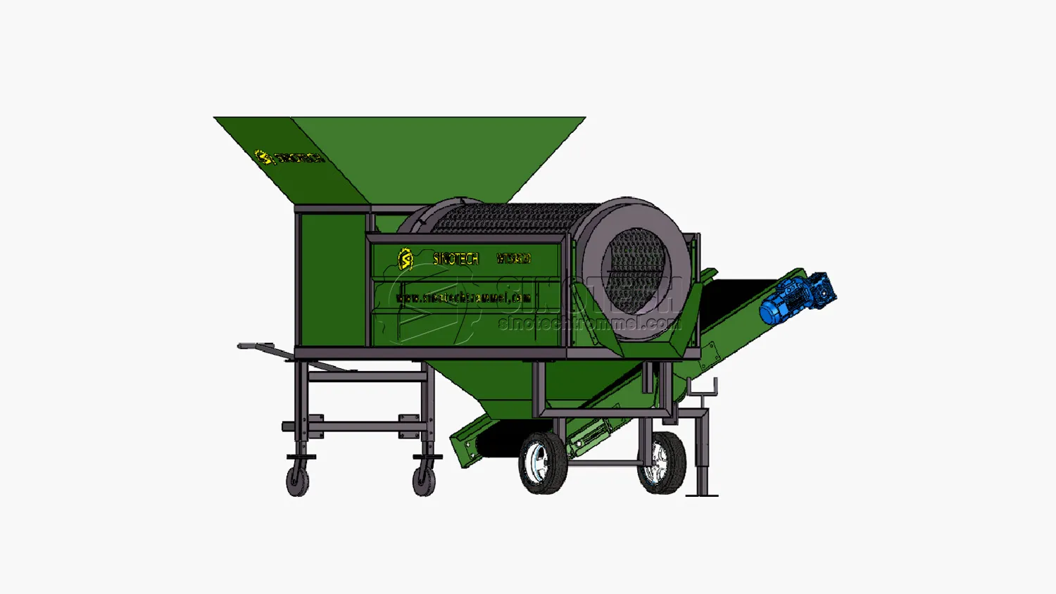 Criba Trommel Pequeña en Venta Tierra y Compost