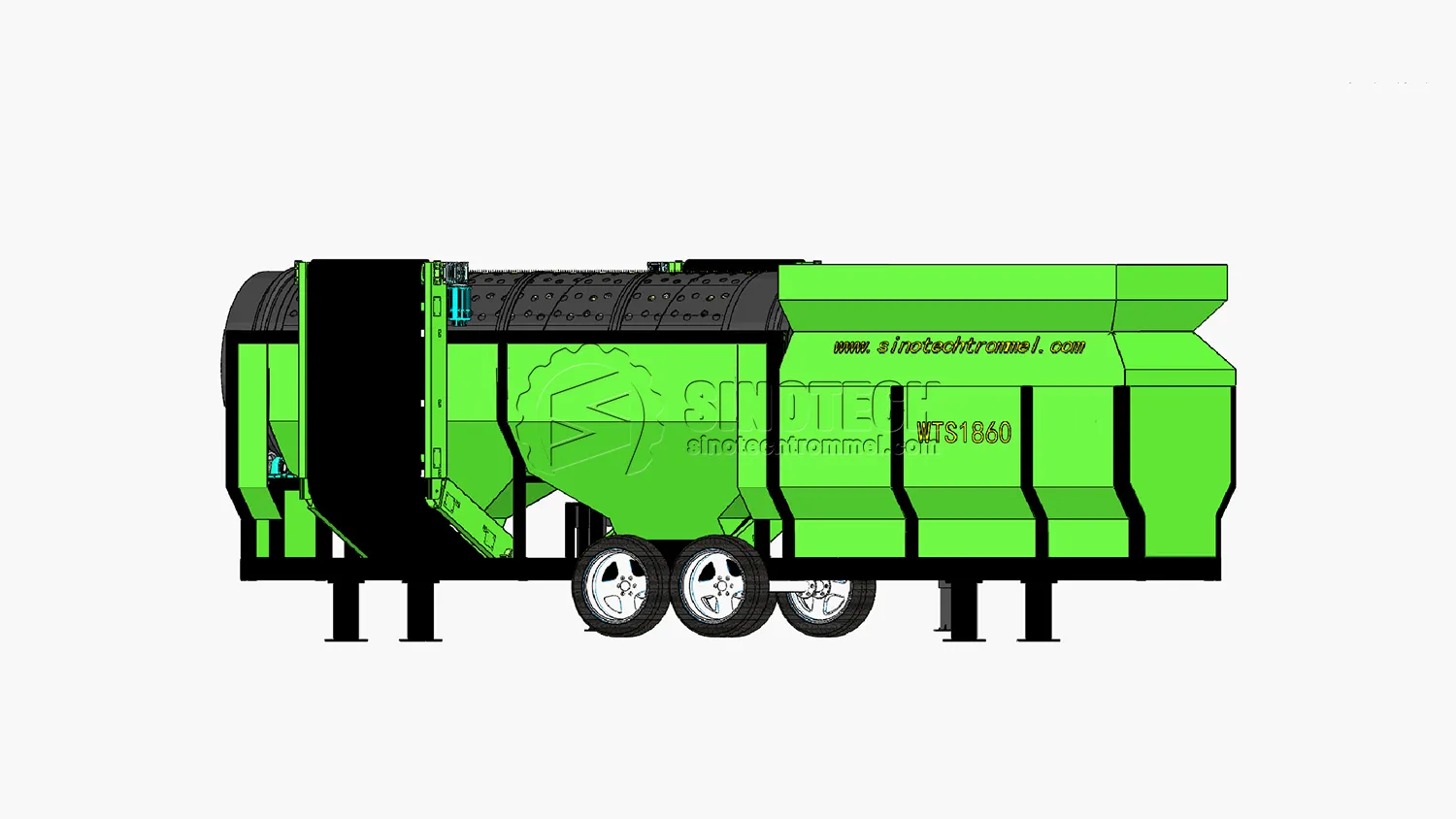 Criba Trommel Grande en Venta Cribadora Móvil de Residuos