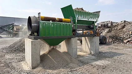 Criba trommel TS1030 para gestión de residuos