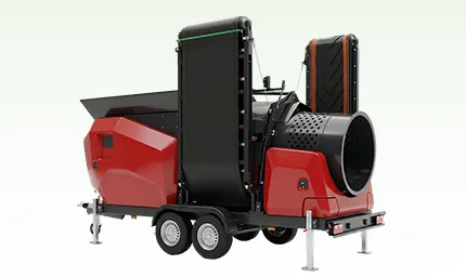 WTS1550: Incredibly Versatile Mobile Trommel Screener